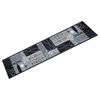 vidaXL K&uuml;chenteppich Waschbar Wein Grau 60x300 cm Samt