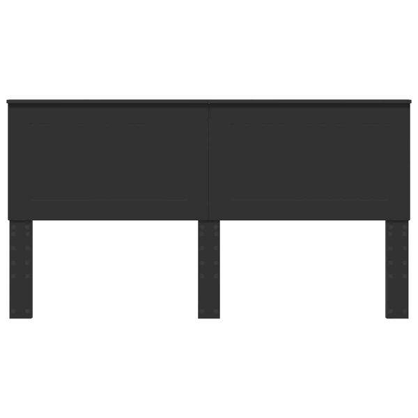 vidaXL Kopfteil Schwarz Eichen-Optik 200 cm Holzwerkstoff