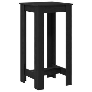 vidaXL Bartisch 51 x 50 x 103,5 cm Holzwerkstoff Schwarz Eichen-Optik