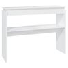 vidaXL Konsolentisch Wei&szlig; 102x30x80 cm Holzwerkstoff