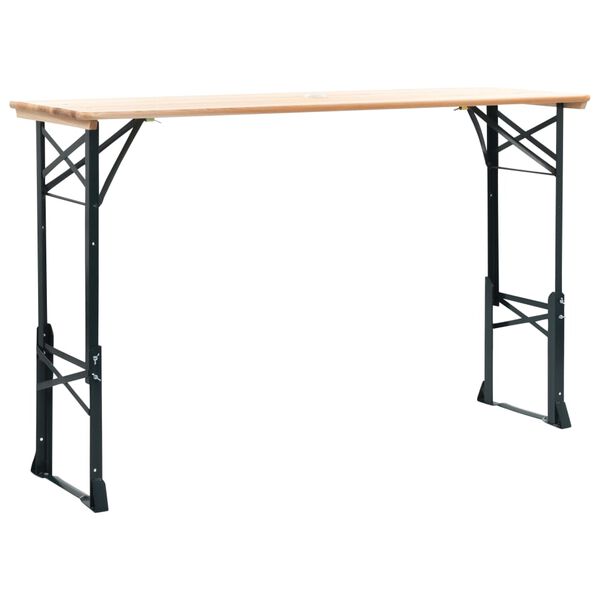 vidaXL Biertisch Klappbar 169x50x75/105 cm Kiefernholz