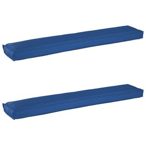 vidaXL Palettenkissenset 2 pcs K&ouml;nigsblau 200 x 40 x 8 cm
