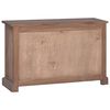 vidaXL Sideboard 90x30x58 cm Massivholz Teak