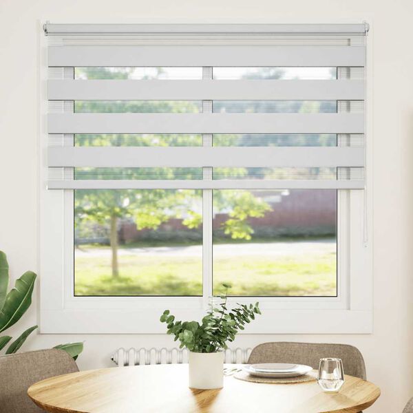 vidaXL Doppelrollo 120 x 175 cm wei&szlig;