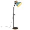 vidaXL Stehleuchte 25 W Blau 30x30x100-150 cm E27