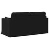 vidaXL Sofa Schwarz Gesamtabmessungen: 158 x 78 x 80 cm (B x T x H)