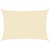 vidaXL Sonnensegel 160 g/m² Cremeweiß 5x6 m HDPE