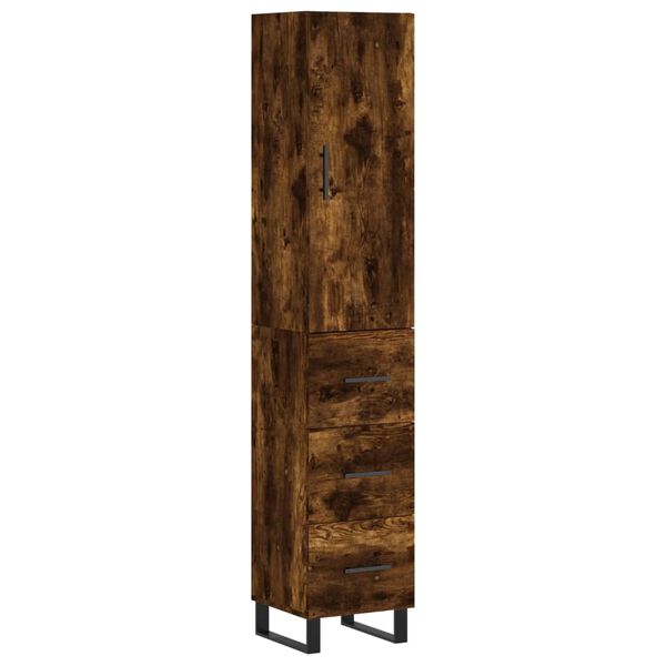 vidaXL Highboard R&auml;uchereiche 34,5x34x180 cm Holzwerkstoff