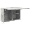 vidaXL Bad-Wandschrank Betongrau 60x25x40 cm Holzwerkstoff