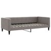 vidaXL Tagesbett Ausziehbar Taupe 90x200 cm Stoff