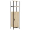 vidaXL Highboard Sonoma-Eiche 40 x 33 x 161 cm Holzwerkstoff