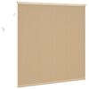 vidaXL Venetianer Jalousie Hellbraun mit Muster 150 x 150 cm PVC
