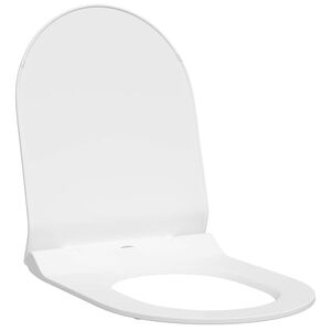 vidaXL Toilettensitz Verstellbar Wei&szlig; 50 x 36,5 x 5 cm Polypropylen