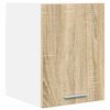 vidaXL H&auml;ngeschrank Sonoma-Eiche und Wei&szlig; 30 x 31 x 40 cm
