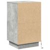 vidaXL Nachttisch Beton Grau 39 x 34,5 x 65 cm Holzwerkstoff