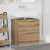 vidaXL Badezimmerschrank Artisan-Eiche 59 x 37 x 59 cm Holzwerkstoff