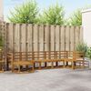 vidaXL Outdoor-Sofagarnitur 7 pcs Natur Massivholz Akazie
