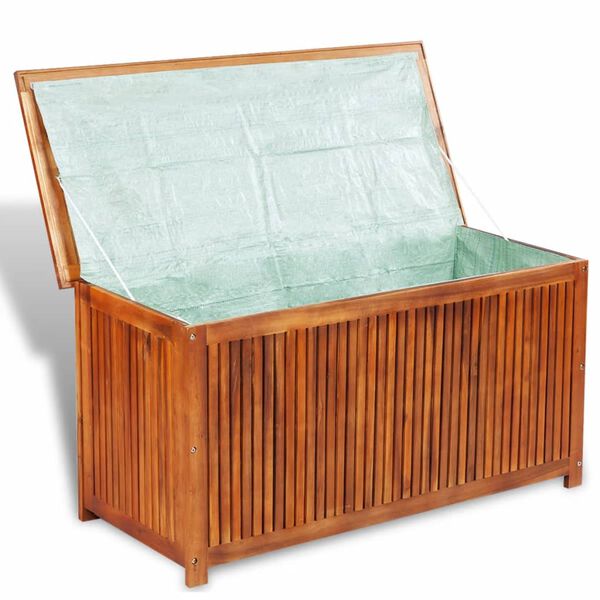 vidaXL Gartenbox 117&times;50&times;58 cm Massivholz Akazie