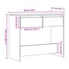 vidaXL Konsolentisch Altholz-Optik 89x41x76,5 cm Holzwerkstoff