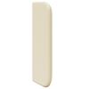 vidaXL Kopfteil Ohr Creme 40,5 x 40,5 x 4 cm PVC