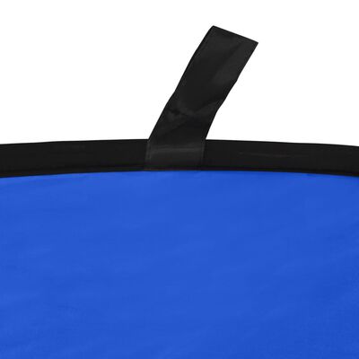 vidaXL 2-in-1 Foto-Hintergrund Oval Grün Blau 200x150 cm