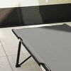 vidaXL Klapp Schlafbett f&uuml;rs Camping 2 pcs Grau 206 x 76 x 74 cm
