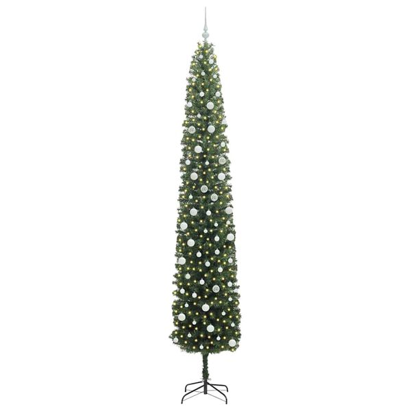 vidaXL K&uuml;nstlicher Weihnachtsbaum mit 300 LEDs mit St&auml;nder Gr&uuml;n 300 cm