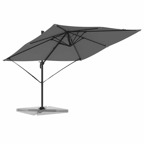 vidaXL Roma Parasol Anthrazit 286 x 285 x 265 cm