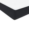 vidaXL Boxspringbett mit Matratze & LED Schwarz 180x220 cm Samt