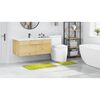 vidaXL Anti-Rutsch Badematten-Set 2 pcs Gr&uuml;n PP