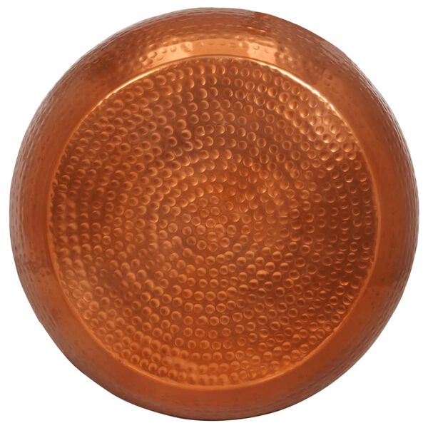 vidaXL Couchtisch Messing Ø55x28 cm Aluminium