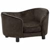 vidaXL Hundesofa Braun 69x49x40 cm Pl&uuml;sch