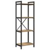 vidaXL B&uuml;cherregal 40 x 30 x 119 cm Holzwerkstoff Artisan-Eiche