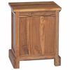 vidaXL Nachttisch mit Schubladen Natur 40 x 30 x 50 cm Massivholz Teak