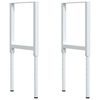 vidaXL Werkbank 100x60x(71,5-98) cm Massivholz Eiche Rechteckig