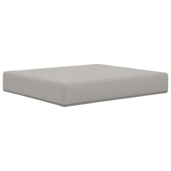 vidaXL Sofakissen f&uuml;r drau&szlig;en 2 pcs Grau Polyester