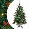 vidaXL K&uuml;nstlicher Weihnachtsbaum mit 150 LEDs mit St&auml;nder Gr&uuml;n 150 cm