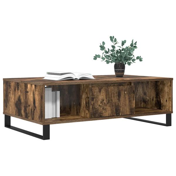 vidaXL Couchtisch R&auml;uchereiche 104x60x35 cm Holzwerkstoff