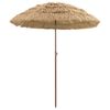 vidaXL Garten-Sonnenschirm Natur 160 x 160 x 196 cm