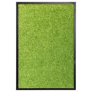 vidaXL Fu&szlig;matte Waschbar Gr&uuml;n 40x60 cm