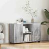 vidaXL Sideboard Graues Sonoma 88,5 x 30,5 x 55,5 cm Holzwerkstoff