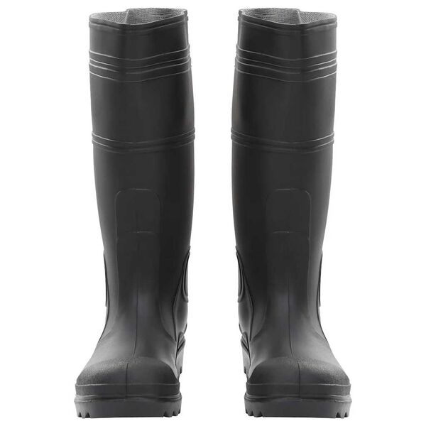 vidaXL Gummistiefel Schwarz Gr&ouml;&szlig;e 40 PVC