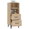 vidaXL Sideboard Sonoma-Eiche 34,5x34x90 cm Holzwerkstoff