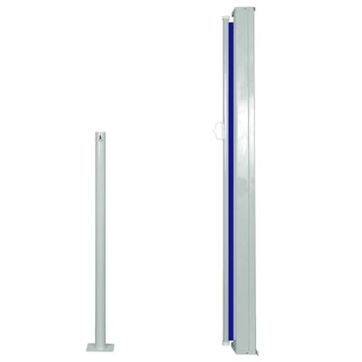 vidaXL Ausziehbare Seitenmarkise 120x300 cm Blau