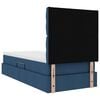 vidaXL Bett mit Stauraum und LED mit LED Blau 90 x 200 cm Polyester