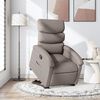 vidaXL Relaxsessel mit Aufstehhilfe Taupe Stoff