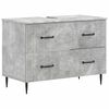 vidaXL Waschbeckenschrank HAARLEM Betongrau 82 x 41 x 58,5 cm