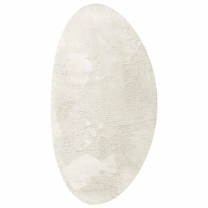 vidaXL Bereichsteppiche HUARTE Creme 80 x 150 cm Polyester