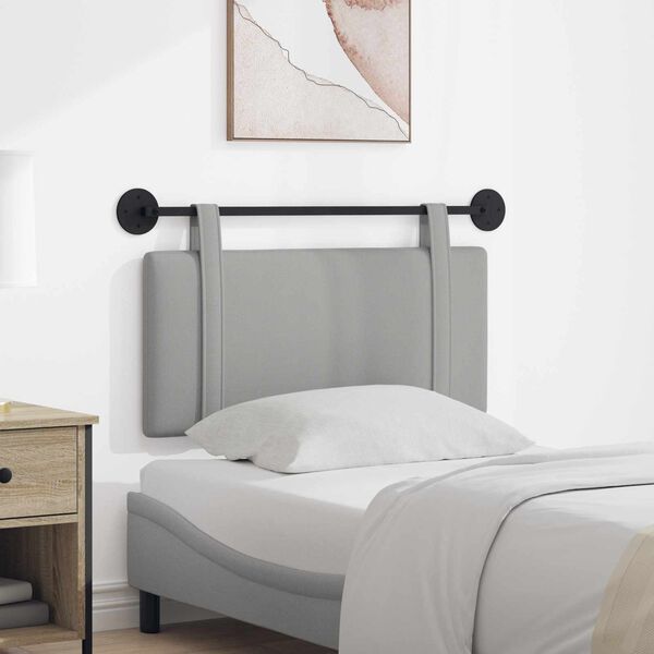 vidaXL H&auml;ngevorderseite Wandmontiert Wolkengrau 90 x 55 x 5 cm Stoff