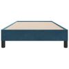 vidaXL Boxspringbett ohne Matratze Dunkelblau 80x210 cm Samt